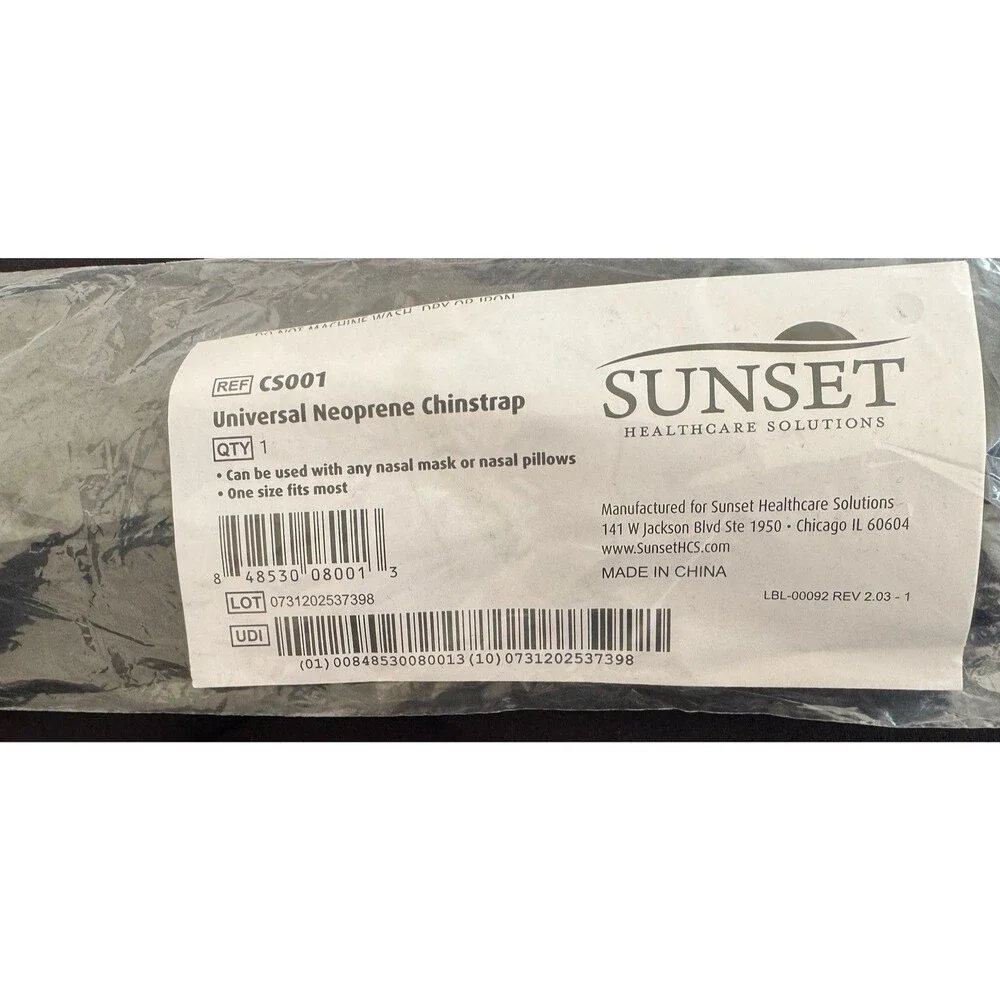 Sunset Universal Neoprene Chinstrap CS001 Chin Strap New / Factory Sealed